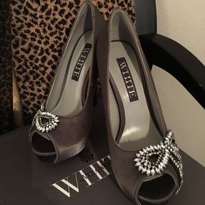 NBW Peep Toe Heels with Bow